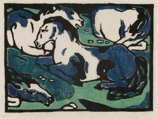 Franz Marc Horses Resting